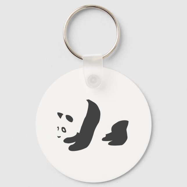 Llavero Panda (negro) (Anverso)