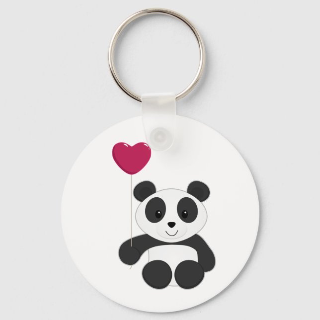 Llavero Panda Valentine (Anverso)