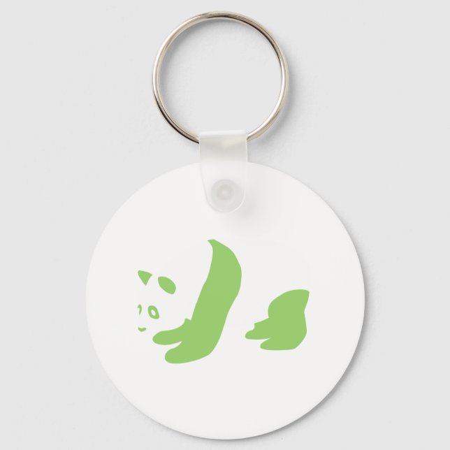 Llavero Panda (verde) (Anverso)