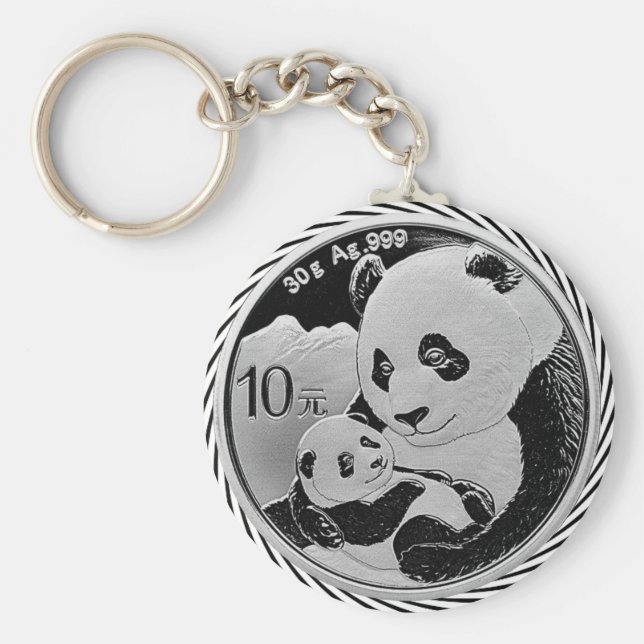 LLAVERO PANDA Y MONEDA (Frente)
