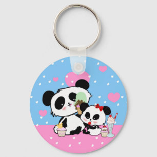 Llavero pandas "panda bears" "panda bear baby" "kawaii pan