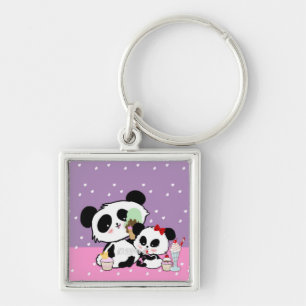 Llavero pandas "panda bears" "panda bear baby" "kawaii pan