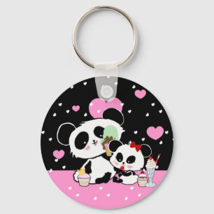 Llavero pandas "panda bears" "panda bear baby" "kawaii pan