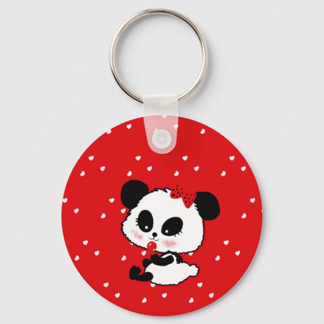 Llavero pandas "panda bears" "panda bear baby" "kawaii pan (Anverso)