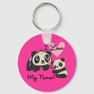 Llavero Pandas que amo a mi nana