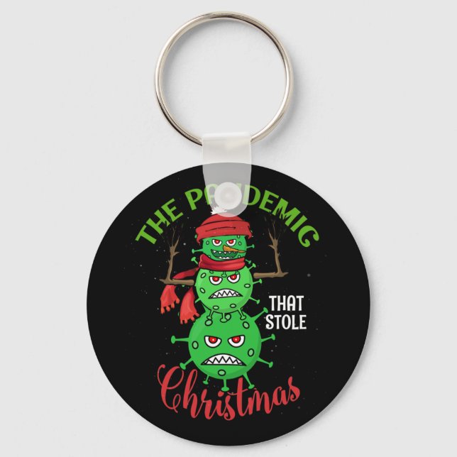 Llavero Pandemia que sepultó a Navidades que daban el viru (Anverso)