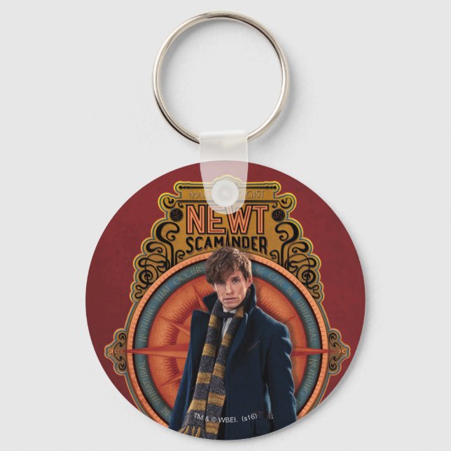 Llavero Panel de Art Nouveau permanente de NEWT SCAMANDER™ (Anverso)