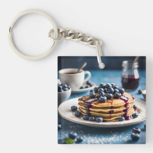 Llavero Panqueques de Blueberry