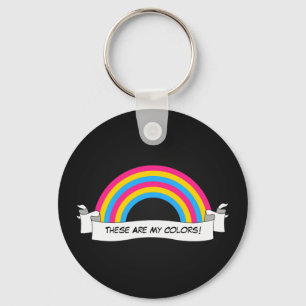 Llavero Pansexualidad orgullo arcoíris Keychain