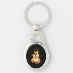 Llavero Pantalla de luz de vacaciones de Snowman