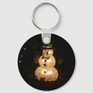 Llavero Pantalla de luz de vacaciones de Snowman