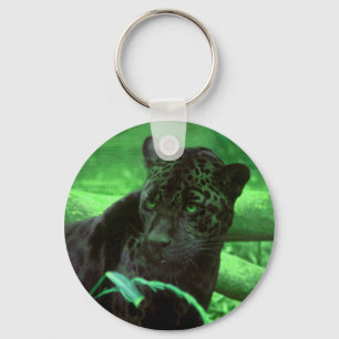 Llavero Pantera negra Jaquar en verde