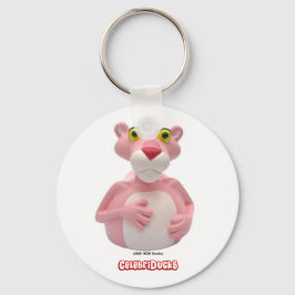 Llavero Pantera rosa del pato de goma CelebriDucks