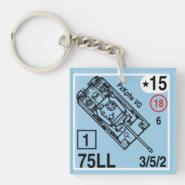 Llavero Panzer ASL Panzer VG Pister Pister Fob (Frente)