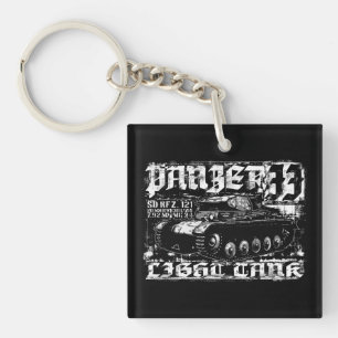 Llavero Panzer II Square (doble cara) Keychain