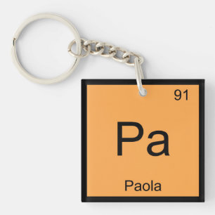 Llavero Paola Nombre Química Elemento Tabla Periódica
