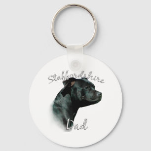 Llavero Papá 2 de Staffordshire bull terrier