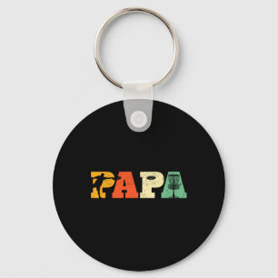 Llavero Papa Amante del Disc Golf Frisbee Golf Papá Padre
