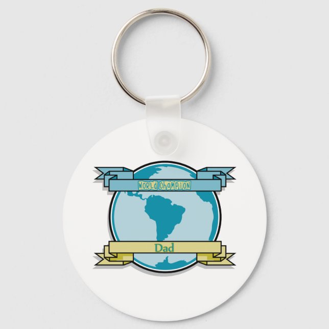 Llavero Papá Campeón del Mundo (Anverso)