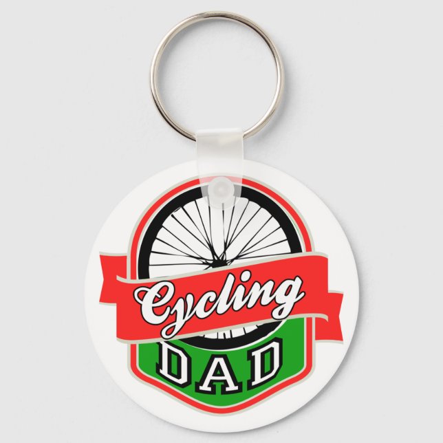 Llavero Papá ciclista (Anverso)