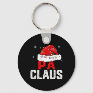 Llavero Papá Claus Graciosa Familia De Xmas Que Coincide C