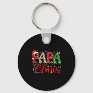 Llavero Papa Claus Luces de Navidad Pijama Familia Combina