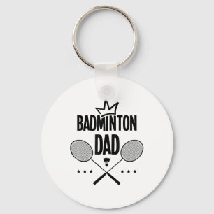 Llavero Papá de bádminton Jugador de bádminton Volante Dep