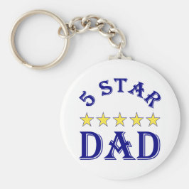 Llavero Papá de cinco estrellas