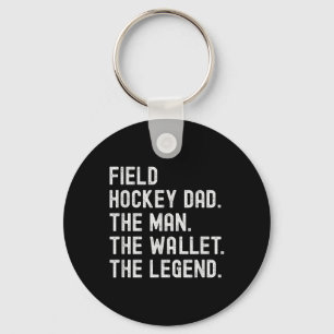 Llavero Papá de Hockey de Campo El Hombre La Cartera La Le