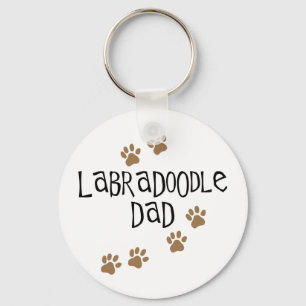 Llavero Papá de Labradoodle