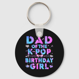 Llavero Papá de las chicas de cumpleaños de K-Pop música c