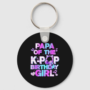 Llavero Papá de las chicas de cumpleaños k-pop música core