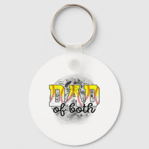 Llavero Papá de los dos beisbolistas de béisbol, padre #39