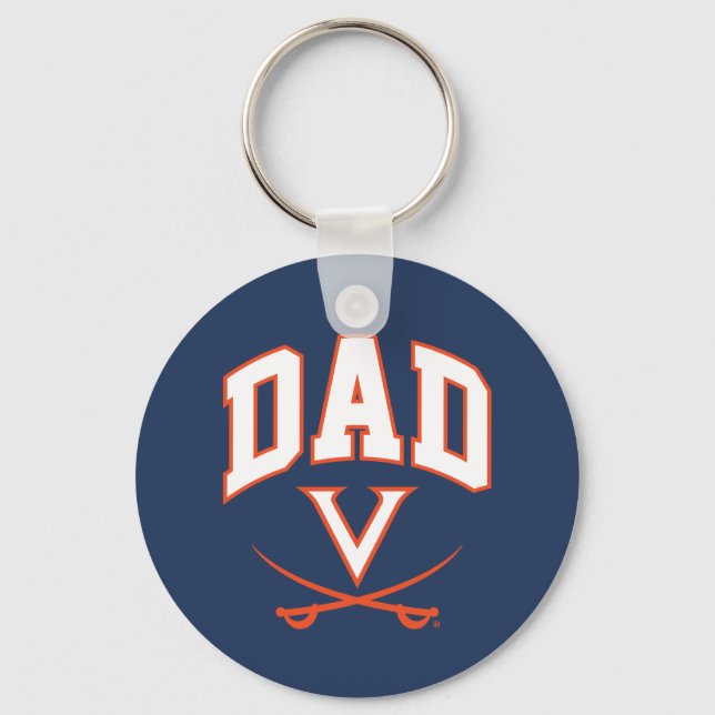 Llavero Papá de los Virginia Cavaliers (Anverso)