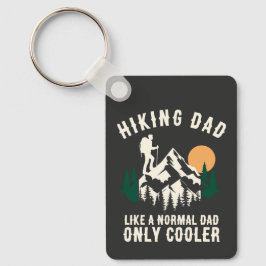 Llavero Papá de senderismo personalizado como un papá norm