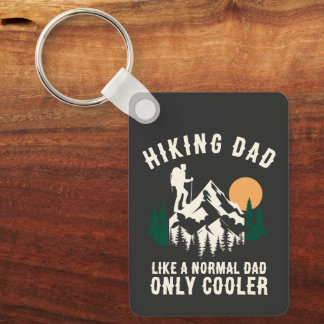 Llavero Papá de senderismo personalizado como un papá norm