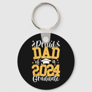 Llavero Papá De Una Familia De Graduados De 2024