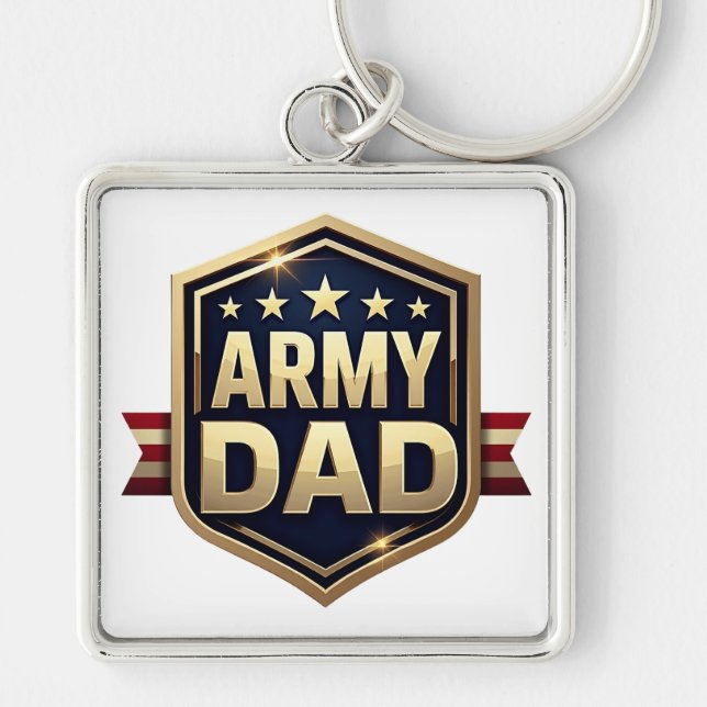 Llavero Papá del Ejército (Frente)