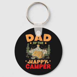 Llavero Papá Del Feliz Campista Primera Cumpleaños Camping