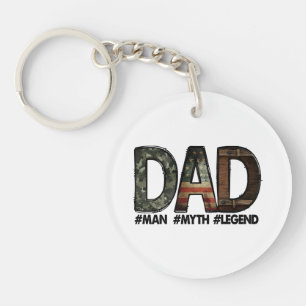 Llavero Papá - el hombre el mito la leyenda papá; padre; g
