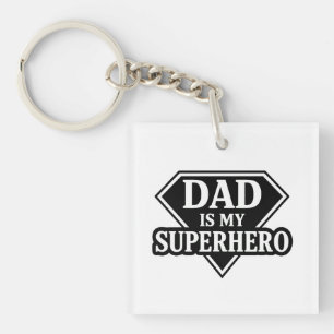 Llavero Papá es mi superhéroe