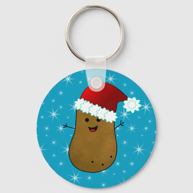 Llavero Papa feliz Navidad (Anverso)