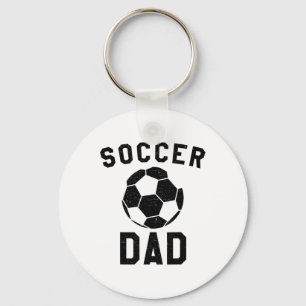 Llavero Papá futbolista, padre entrenador de equipo 