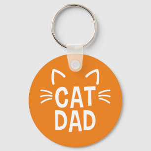 Llavero Papá Gato Con Oídos Y Whiskers