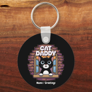 Llavero Papá Gato Extraordinario El Mejor Papá Gato de Tod
