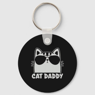 Llavero Papá Gato Genial Gafas Divertidas Regalo Amante Ga