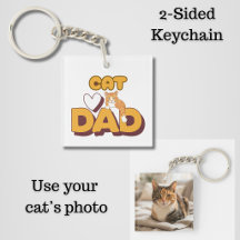 Papa Gato Orgulloso Día del Padre Doble Cara