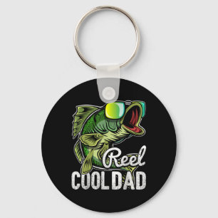 Llavero Papá Genial de Pesca Gafas de Sol Divertido Regalo