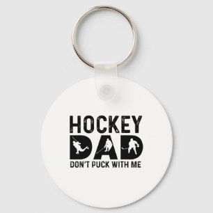 Llavero Papá Hockey no se meta conmigo