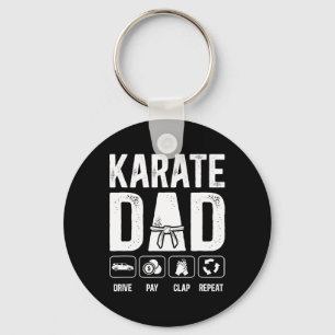 Llavero Papá Karate Conduce Paga Aplaude Repite Papá Karat